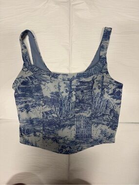 Huntress Toile Mesh Corset Top